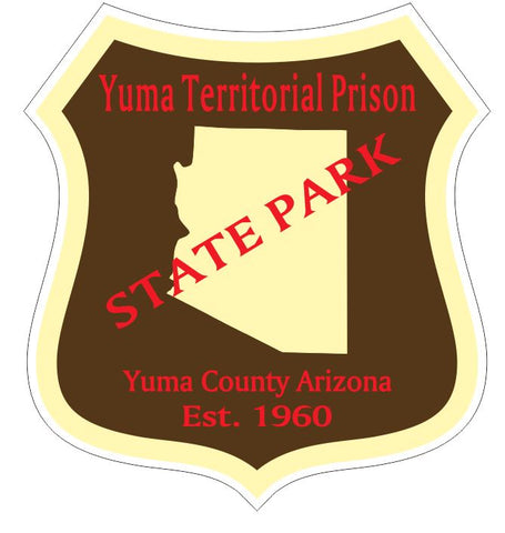 Yuma Territorial Prison State Park Sticker R4880 Arizona