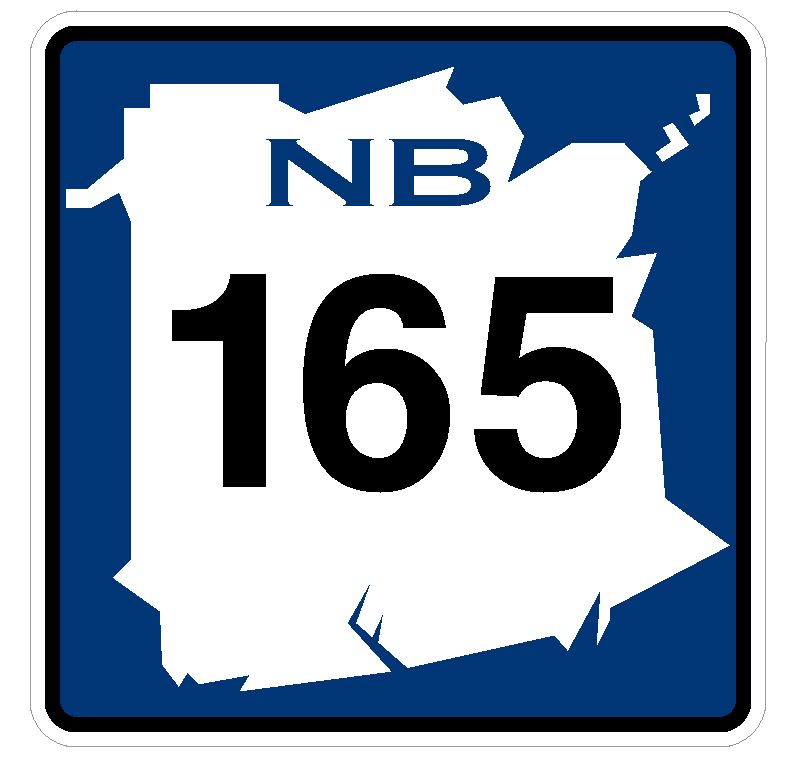 New Brunswick Route 165 Sticker Decal R4801 Canada Highway Route Sign Canadian