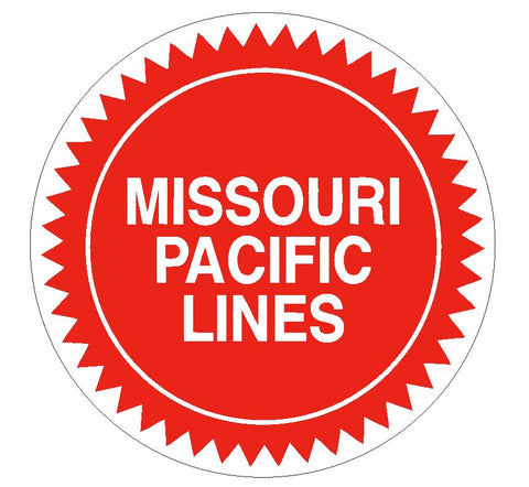 Missouri Pacific Lines Railroad Sticker Decal R5258 Railway Train Sign