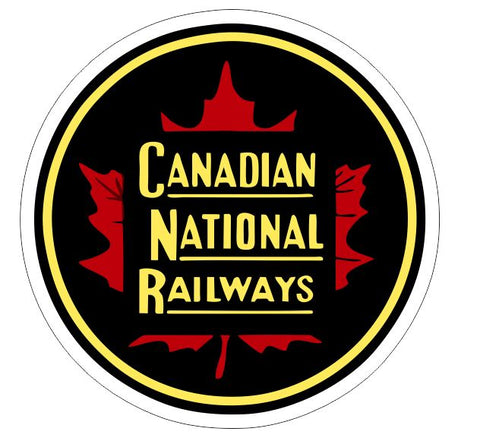 Canadian National Railway Sticker Decal R6986 Railroad Train Sign