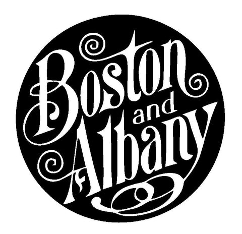 Boston & Albany Railroad Sticker / Decal R4628 Railway Train