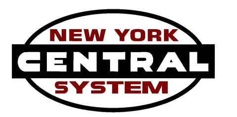 New York Central Railroad Sticker / Decal R4629 Railway Train