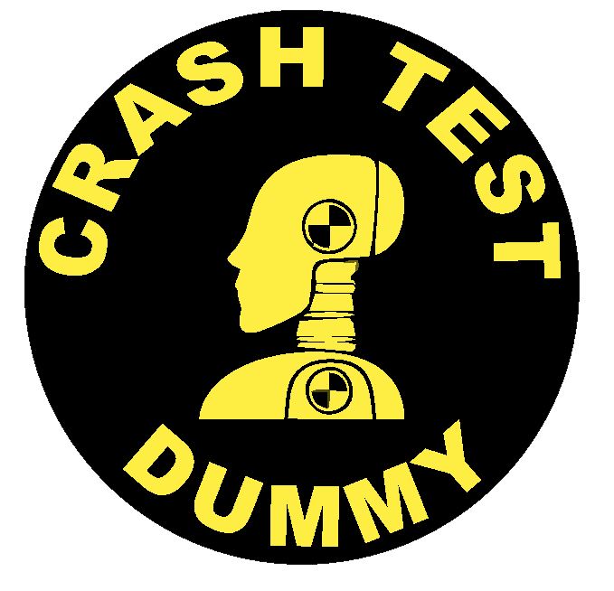 Crash Test Dummy Sticker Decal R4640 Crash Test Dummies
