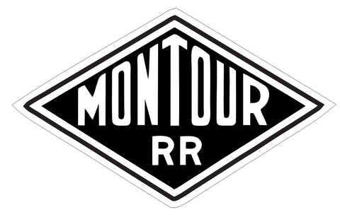 Montour Railroad Sticker Decal R6983 Railway Train Sign