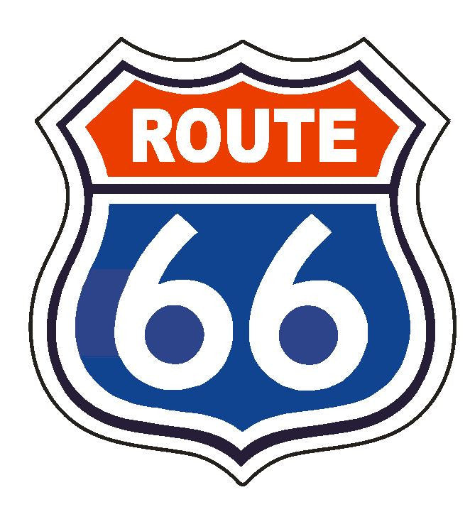 RT 66 Route 66 Sticker MADE IN THE USA D2877 - Winter Park Products