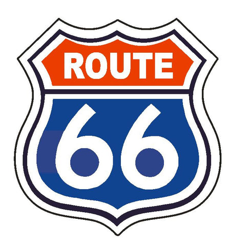 RT 66 Route 66 Sticker MADE IN THE USA D2877 - Winter Park Products