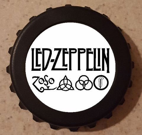 Led Zeppelin Bottle Opener Refrigerator Magnet 3" B25 Kitchen Bar Gift