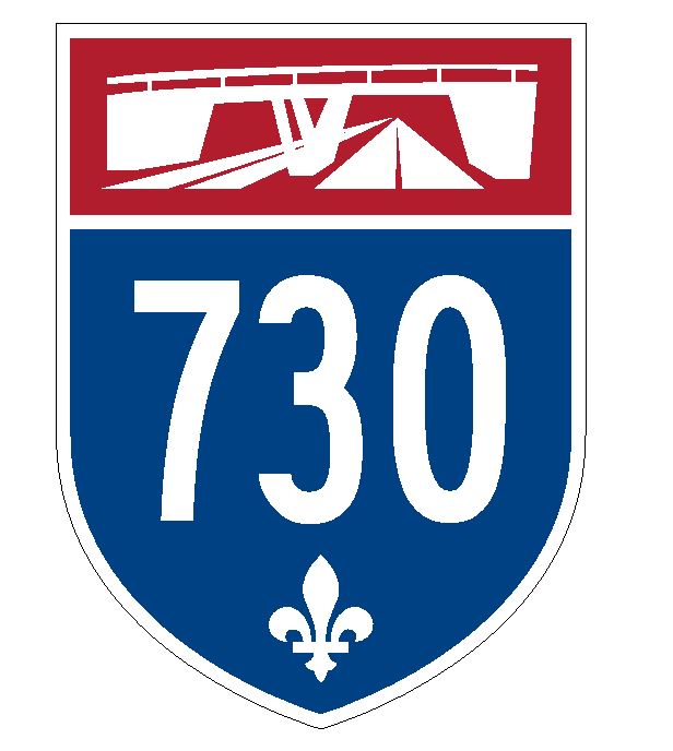 Quebec Autoroute 730 Sticker Decal R4844 Canada Highway Route Sign Canadian