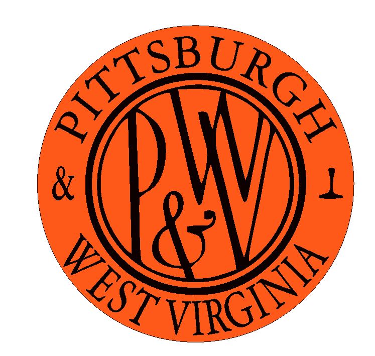 Pittsburgh & West Virginia Railway Sticker / Decal R4633 Railroad Train