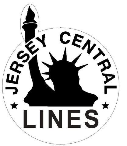 New Jersey Central Railroad Sticker Decal R4911 Railway Train Sign