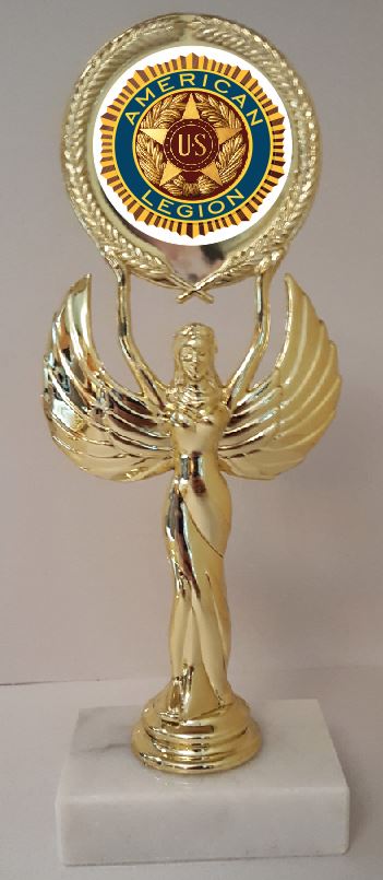 American Legion Trophy 8-1/4" Tall AS LOW AS $3.99 each FREE SHIPPING T05N7