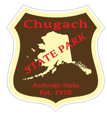 Chugach State Park Sticker R4876 Alaska