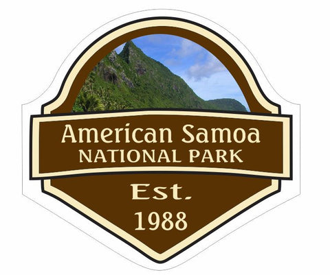 American Samoa National Park Sticker Decal R2679 YOU CHOOSE SIZE