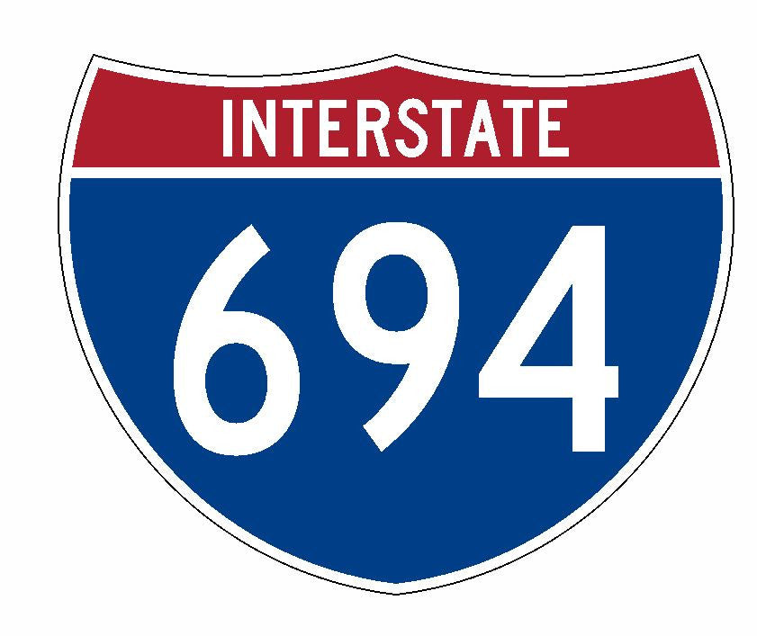 Interstate 694 Sticker R2329 Highway Sign Road Sign - Winter Park Products