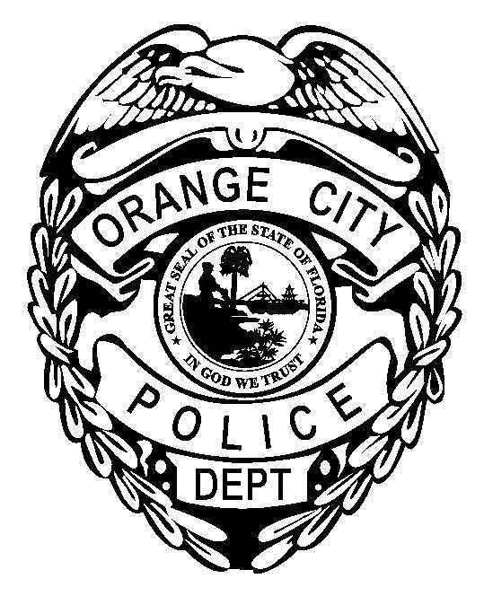 Orange City Police Sticker Decal R4862 Florida Police Department