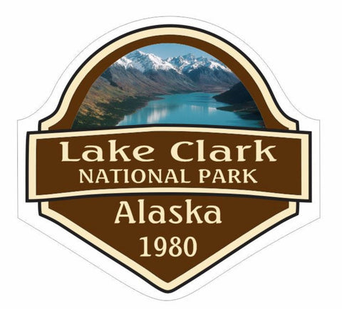 Lake Clark National Park Sticker Decal R1445 Alaska - Winter Park Products