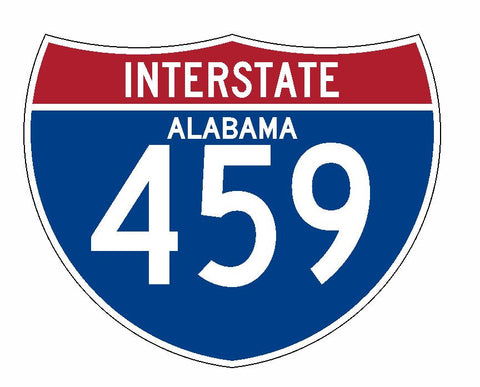 Interstate 459 Sticker R2043 Alabama Highway Sign Road Sign - Winter Park Products