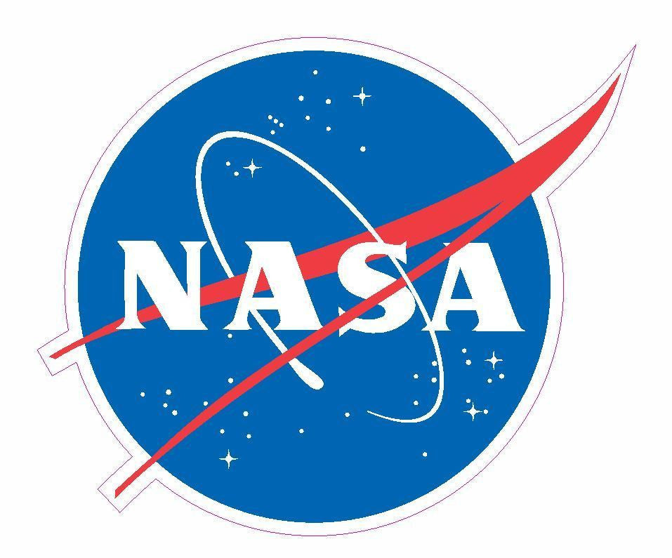 120 pc NASA 3" Meatball Sticker M461 - Winter Park Products