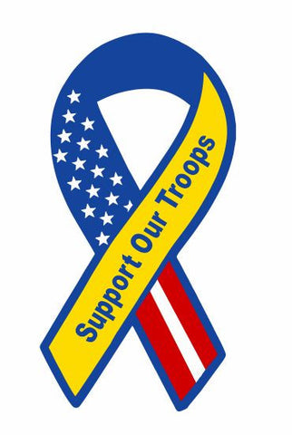 Support Our troops Sticker Military Armed Forces R1278 - Winter Park Products