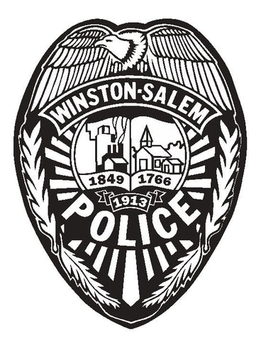 Winston Salem Police Sticker Decal R4859 Police Department