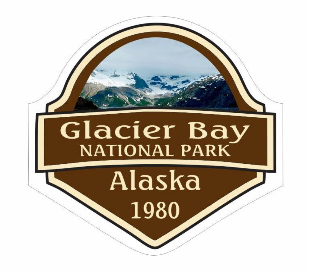Glacier Bay National Park Sticker Decal R1081 Alaska - Winter Park Products