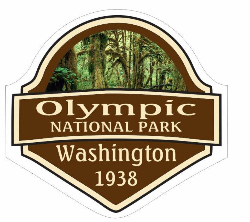 Olympic National Park Sticker Decal R1451 Washington - Winter Park Products