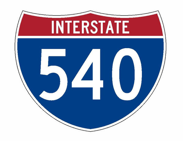 Interstate 540 Sticker R2031 Highway Sign Road Sign – Winter Park Products