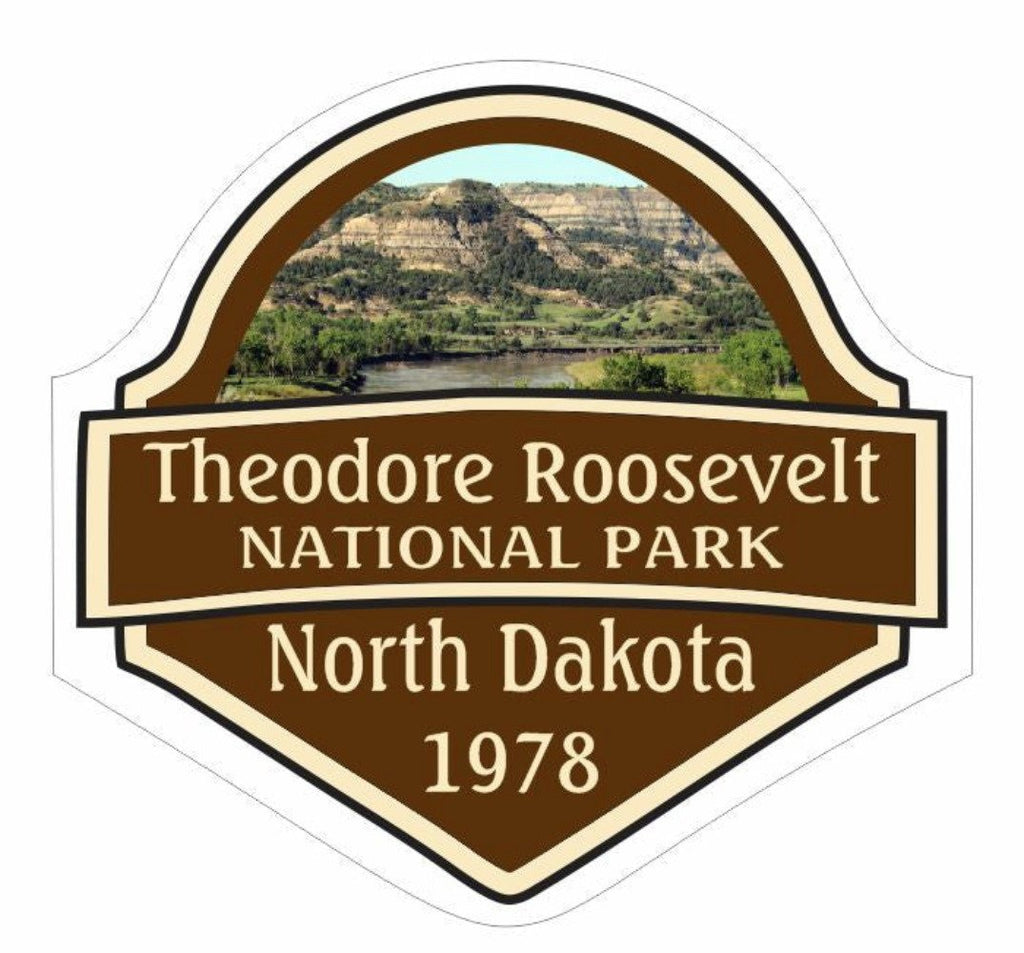 Theodore Roosevelt National Park Sticker Decal R1459 North Dakota - Winter Park Products
