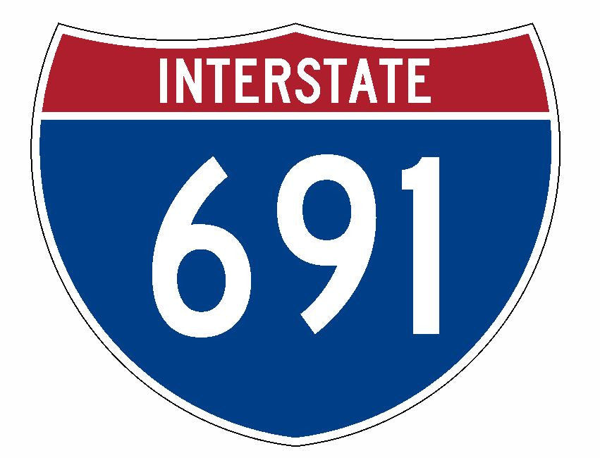Interstate 691 Sticker R2322 Highway Sign Road Sign - Winter Park Products