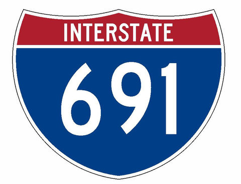 Interstate 691 Sticker R2322 Highway Sign Road Sign - Winter Park Products
