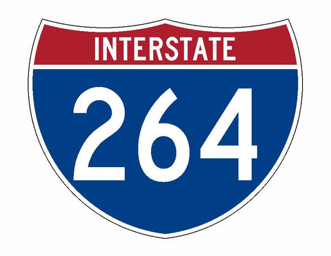 Interstate 264 Sticker R2045 Highway Sign Road Sign - Winter Park Products