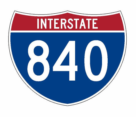 Interstate 840 Sticker R2034 Highway Sign Road Sign - Winter Park Products