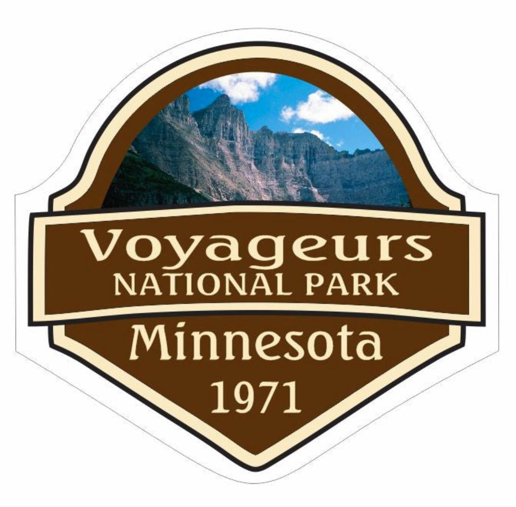 Voyageurs National Park Sticker Decal R1461 Minnesota - Winter Park Products