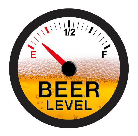 Beer Gauge Level Sticker R1287 - Winter Park Products