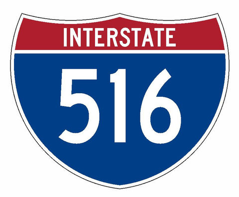 Interstate 516 Sticker R1995 Highway Sign Road Sign - Winter Park Products