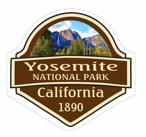 Yosemite National Park Sticker Decal R1464 California - Winter Park Products