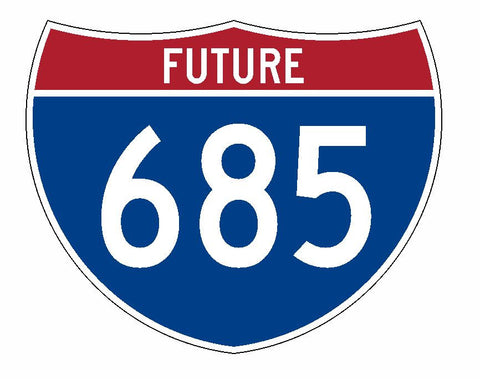 Interstate 685 Sticker R2306 Future Highway Sign Road Sign - Winter Park Products