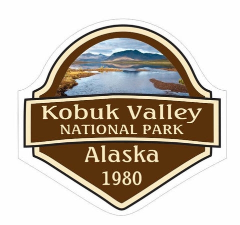 Kobuk Valley National Park Sticker Decal R1444 Alaska - Winter Park Products