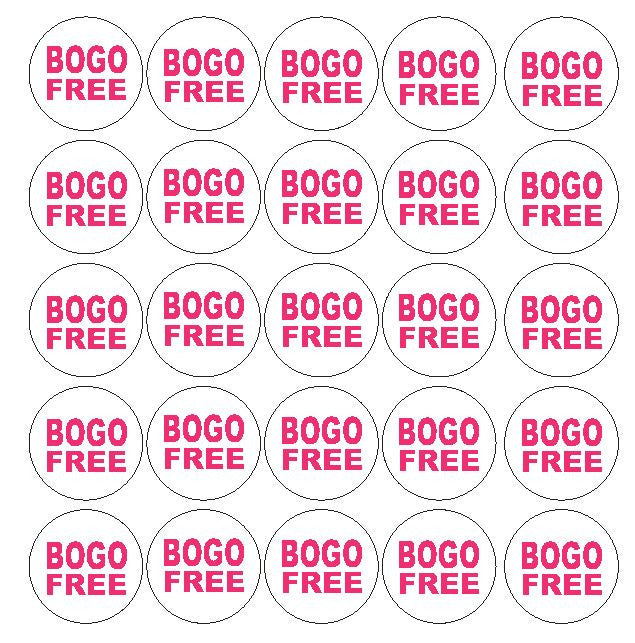 Pink BOGO Free Sale Sticker Retail Store FLEA MARKET Boutique #D32P - Winter Park Products