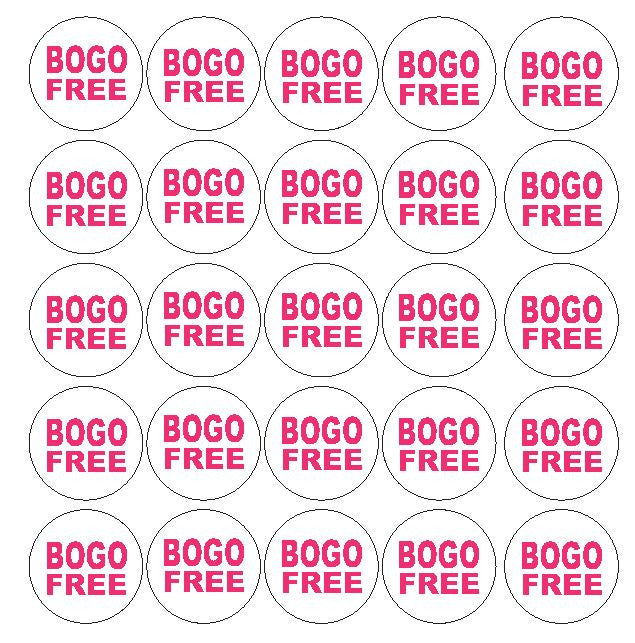 Pink BOGO Free Sale Sticker Retail Store FLEA MARKET Boutique #D32P - Winter Park Products