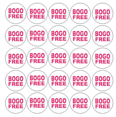 Pink BOGO Free Sale Sticker Retail Store FLEA MARKET Boutique #D32P - Winter Park Products
