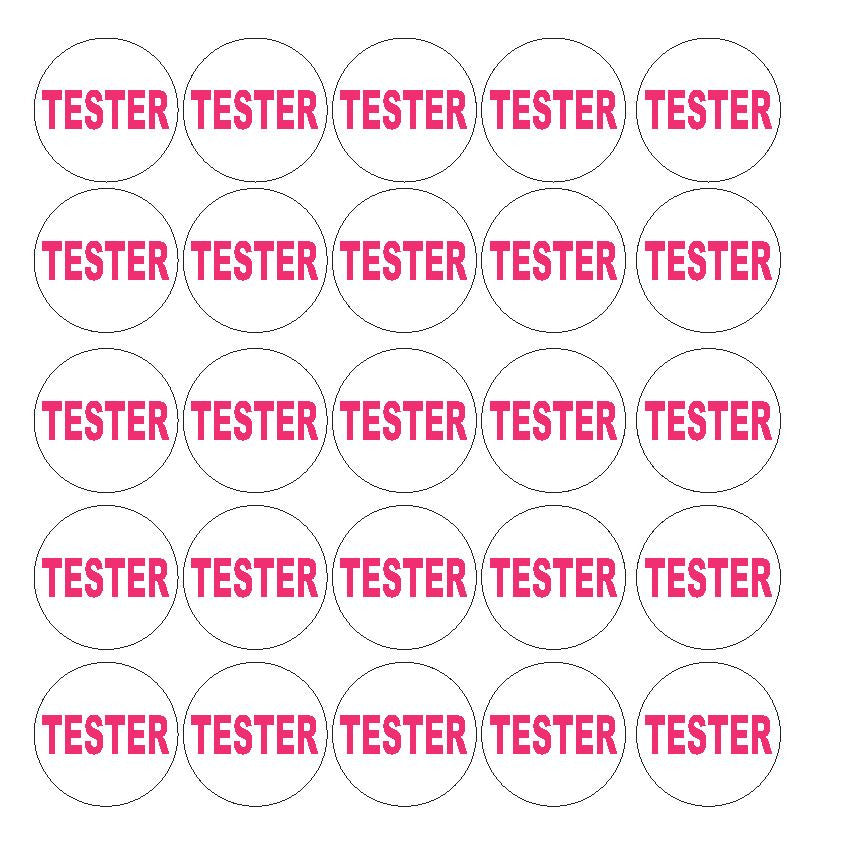 Pink Tester Sticker Retail Store FLEA MARKET Boutique #D33P