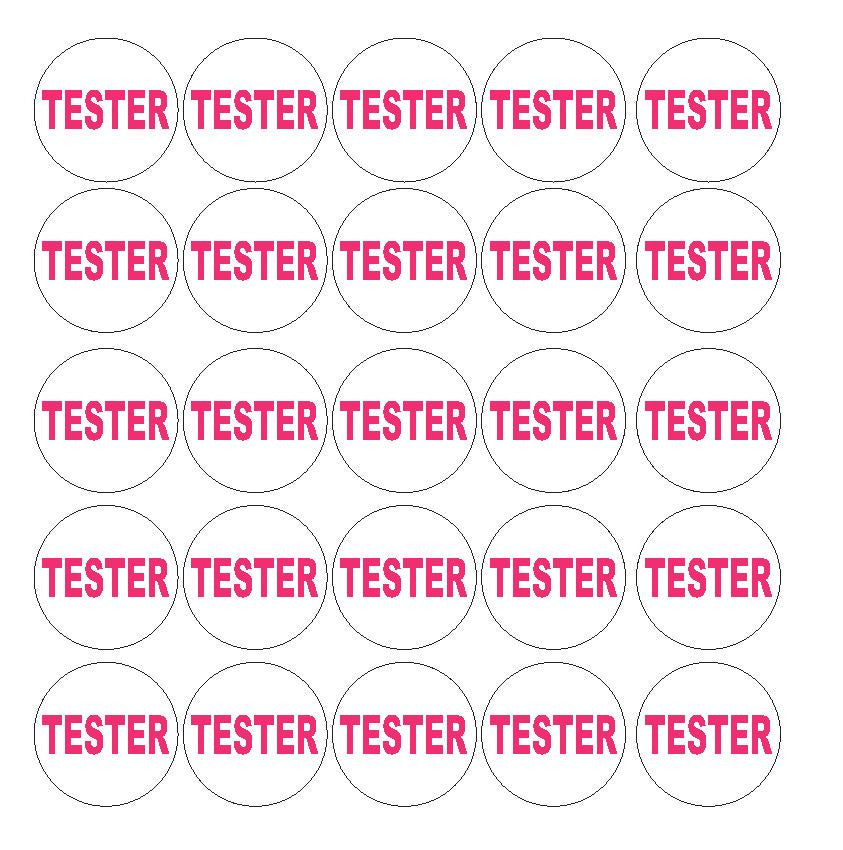 Pink Tester Sticker Retail Store FLEA MARKET Boutique #D33P - Winter Park Products