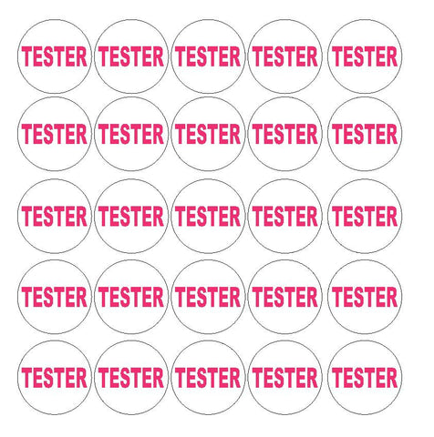 Pink Tester Sticker Retail Store FLEA MARKET Boutique #D33P - Winter Park Products