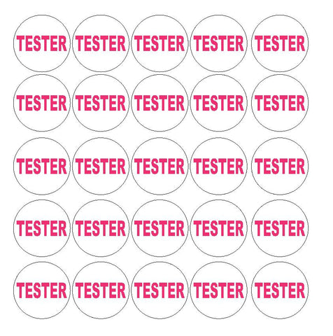 Pink Tester Sticker Retail Store FLEA MARKET Boutique #D33P - Winter Park Products