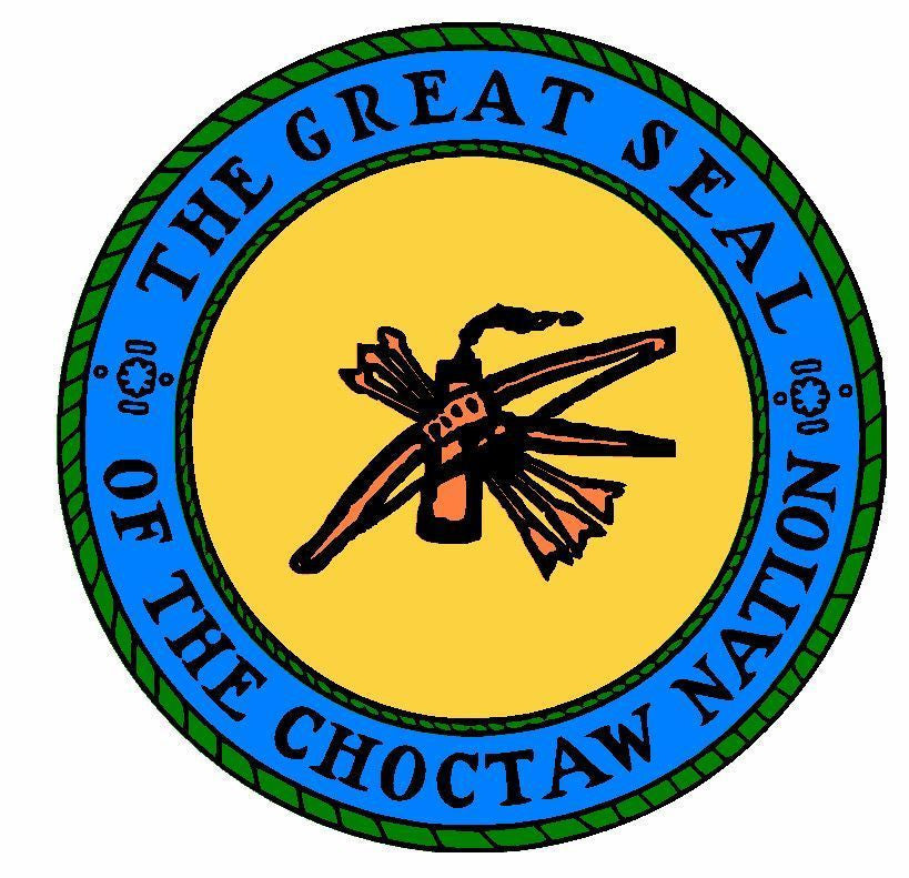 Seal of The Choctaw Nation Sticker / Decal R732 - Winter Park Products