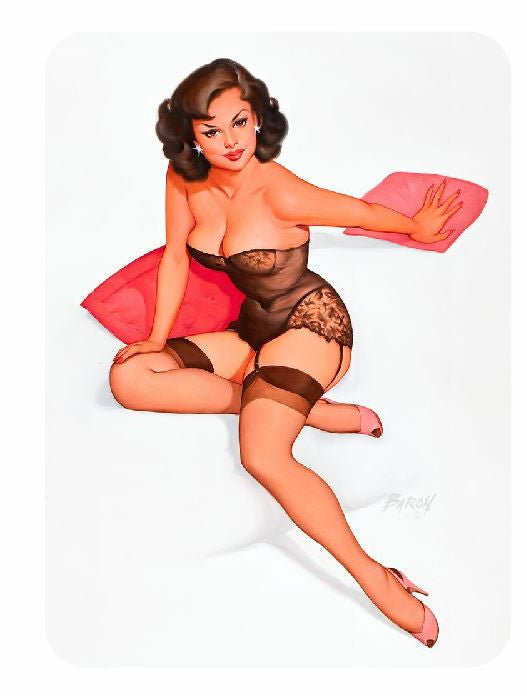 Vintage Style Pin Up Girl Sticker P82 Pinup Girl Sticker - Winter Park Products