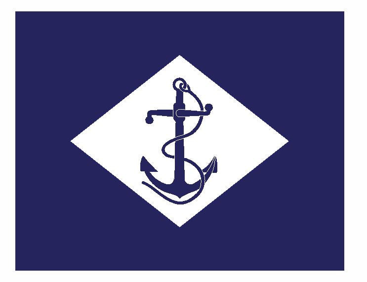 Former, unofficial flag of the United States Navy Flag Sticker Decal F639 - Winter Park Products