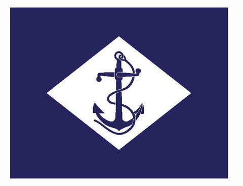 Former, unofficial flag of the United States Navy Flag Sticker Decal F639 - Winter Park Products