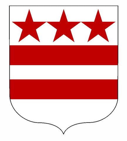 Coat of Arms of George Washington Sticker / Decal R744 - Winter Park Products